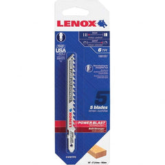 Lenox - Jig Saw Blades Blade Material: Bi-Metal Blade Length (Inch): 4 - First Tool & Supply