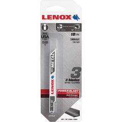 Lenox - Jig Saw Blades Blade Material: Bi-Metal Blade Length (Inch): 3-5/8 - First Tool & Supply