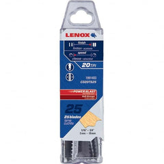 Lenox - Jig Saw Blades Blade Material: Bi-Metal Blade Length (Inch): 3-1/2 - First Tool & Supply