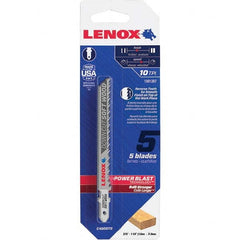 Lenox - Jig Saw Blades Blade Material: Bi-Metal Blade Length (Inch): 4 - First Tool & Supply