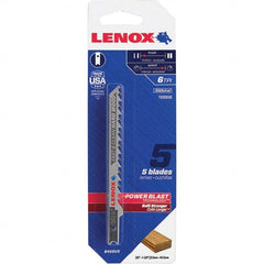 Lenox - Jig Saw Blades Blade Material: Bi-Metal Blade Length (Inch): 4 - First Tool & Supply