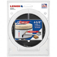 Lenox - Hole Saws Saw Diameter (mm): 1.50 Saw Diameter (Inch): 4-3/4 - First Tool & Supply