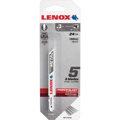 Lenox - Jig Saw Blades Blade Material: Bi-Metal Blade Length (Inch): 3-5/8 - First Tool & Supply