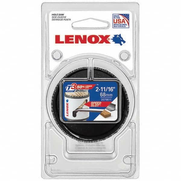 Lenox - Hole Saws Saw Diameter (mm): 1.50 Saw Diameter (Inch): 2-7/8 - First Tool & Supply