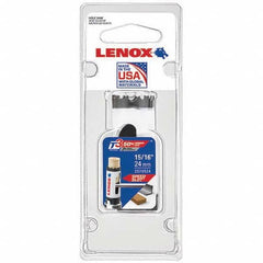 Lenox - Hole Saws Saw Diameter (mm): 1.50 Saw Diameter (Inch): 1-1/16 - First Tool & Supply