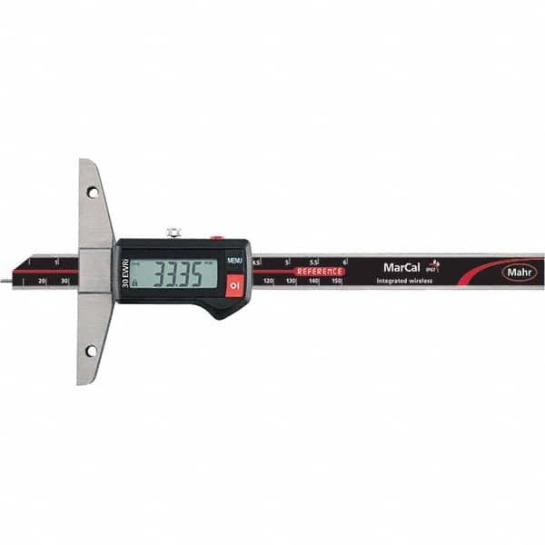 Mahr - Electronic Depth Gages Minimum Measurement (mm): 0.01 Minimum Measurement (Decimal Inch): 0.0000 - First Tool & Supply