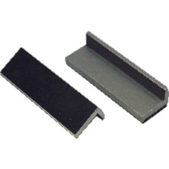 Rubber Faced Vise Jaw Pads - Rubber Jaw pads protect delicate parts from damage - 4″ Pad length - First Tool & Supply