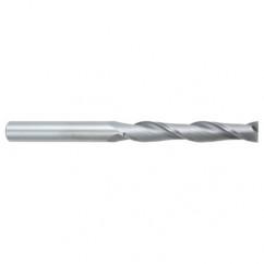 1/4 Dia. x 4 Overall Length 2-Flute Square End Solid Carbide SE End Mill-Round Shank-Center Cutting-Uncoated - First Tool & Supply