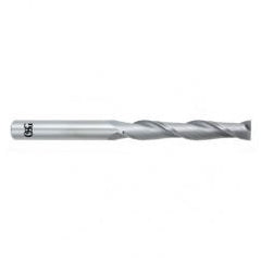 14mm Dia. x 153mm Overall Length 2-Flute Square End Solid Carbide SE End Mill-Round Shank-Center Cutting-Uncoated - First Tool & Supply