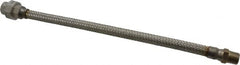 Made in USA - 18" OAL, 1/2" ID, 1,040 Max psi, Flexible Metal Hose Assembly - First Tool & Supply