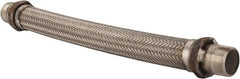 Made in USA - 24" OAL, 1-1/2" ID, 410 Max psi, Flexible Metal Hose Assembly - First Tool & Supply