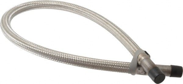 Made in USA - 36" OAL, 1/2" ID, 1,040 Max psi, Flexible Metal Hose Assembly - First Tool & Supply