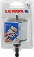 Lenox - 2-1/16" Diam, 1-1/2" Cutting Depth, Hole Saw - Bi-Metal Saw, Toothed Edge - First Tool & Supply