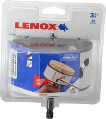 Lenox - 3-7/8" Diam, 1-1/2" Cutting Depth, Hole Saw - Bi-Metal Saw, Toothed Edge - First Tool & Supply