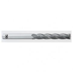 1/8 Dia. x 3 Overall Length 4-Flute Square End Solid Carbide SE End Mill-Round Shank-Center Cut-TiAlN - First Tool & Supply