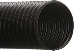 Hi-Tech Duravent - 8" ID, 50' Long, Thermoplastic Rubber Blower & Duct Hose - Black, 12" Bend Radius, 6 In/Hg, 4 Max psi, -65 to 275°F, Chemical Resistant - First Tool & Supply