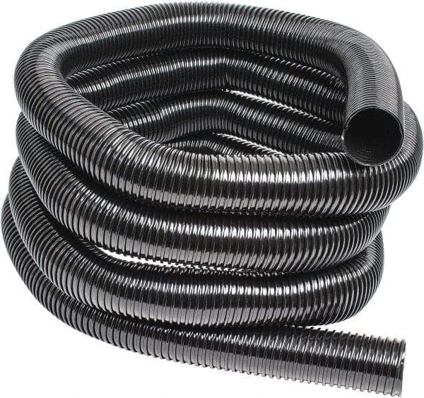 Hi-Tech Duravent - 3" ID, 25' Long, Polyethylene Blower & Duct Hose - Black, 5-1/4" Bend Radius, 5 In/Hg, 8 Max psi, -30 to 160°F, UV Resistant - First Tool & Supply