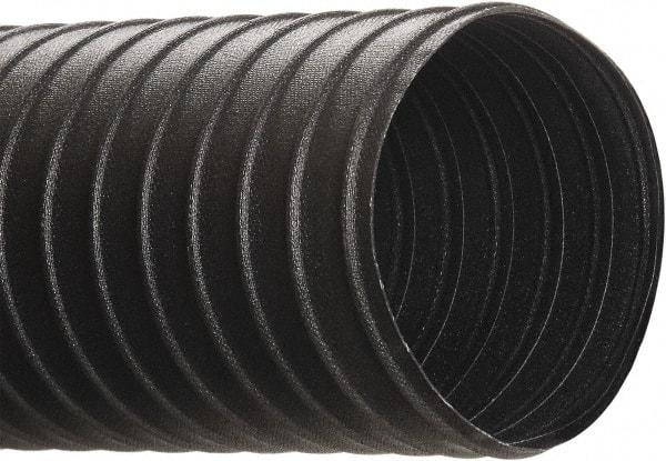 Hi-Tech Duravent - 20" ID, 25' Long, Steel Blower & Duct Hose - Black, 22.7" Bend Radius, 7 In/Hg, 17 Max psi, -40 to 250°F, Chemical and Abrasion Resistant - First Tool & Supply