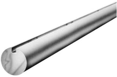 Made in USA - 2-1/4" Diam, 2' Long, 1018 Steel Keyed Round Linear Shafting - 1/2" Key - First Tool & Supply