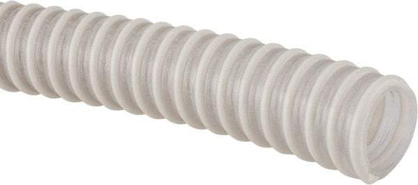 Continental ContiTech - 1" Inside x 1.29" Outside Diam, Food & Beverage Hose - 2" Bend Radius, Clear, 100' Long, 29 Vacuum Rating - First Tool & Supply