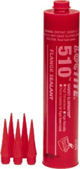 Loctite - 300ml 510 Gasket Eliminator Flange Sealant - -65 to 400°F, Red, Comes in Cartridge - First Tool & Supply