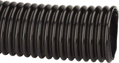 Kuriyama of America - 4" ID x 4.76" OD, 35 Max psi, Full In. Hg, Dry Material Handling & Transfer Hose - Polyurethane, 6" Bend Radius, 100' Coil Length, Black - First Tool & Supply