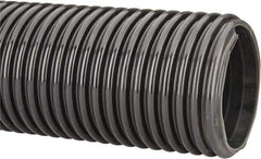 Kuriyama of America - 6" ID x 6.81" OD, 30 Max psi, 28 In. Hg, Dry Material Handling & Transfer Hose - Polyurethane, 12" Bend Radius, 100' Coil Length, Black - First Tool & Supply