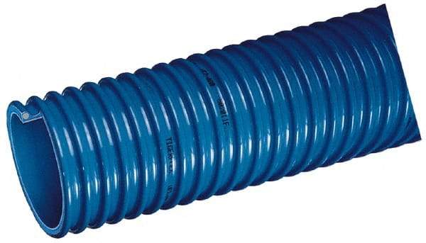 Kuriyama of America - 2-1/2" ID x 3.07" OD, 40 Max psi, Full In. Hg, Dry Material Handling & Transfer Hose - Polyurethane, 3" Bend Radius, 100' Coil Length, Black - First Tool & Supply