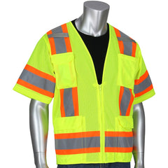 PIP - High Visibility Vests Vest Style: Surveyor's Vest Type: Hi Visibility - First Tool & Supply