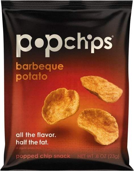 PopChips - Potato Chips - Potato Chips, BBQ Flavor, .8 oz Bag, 24/Carton - First Tool & Supply