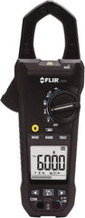 FLIR - CM82, CAT III, Digital True RMS Clamp Meter with 1.45" Clamp On Jaws - 1000 VAC/VDC, 600 AC/DC Amps, Measures Voltage, Capacitance, Current, Frequency, Resistance - First Tool & Supply