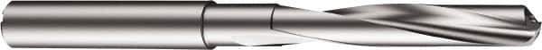 Sandvik Coromant - 17mm 130° Solid Carbide Jobber Drill - None Finish, Right Hand Cut, Spiral Flute, Straight Shank, 9.2126" OAL, Split Point - First Tool & Supply