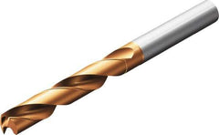 Sandvik Coromant - 11.8mm 147° Solid Carbide Jobber Drill - TiAlN Finish, Right Hand Cut, Cylindrical Shank, 118mm OAL - First Tool & Supply