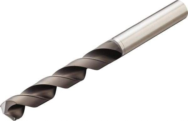 Sandvik Coromant - 4.76mm 130° Solid Carbide Jobber Drill - Diamond Finish, Right Hand Cut, Cylindrical Shank, 82mm OAL - First Tool & Supply