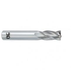 5/8 Dia. x 3-1/2 Overall Length 4-Flute .020 C/R Solid Carbide SE End Mill-Round Shank-Center Cutting-Uncoated - First Tool & Supply