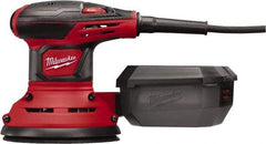 Milwaukee Tool - 5" Pad, 7,000 to 12,000 OPM, Electric Orbital Sander - Round, Random Orbital Sander, 3 Amps - First Tool & Supply