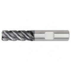 1/4x1/4x3/8x2 .030R 3FL Carbide Roughing End Mill-Round Shank-AlTiN - First Tool & Supply