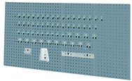 Four-Panel Steel Toolboard System - Utility Gray - First Tool & Supply