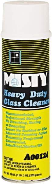 Misty - 20 oz Aerosol Can Citrus Glass Cleaner - Concentrated, Use on Glass - First Tool & Supply