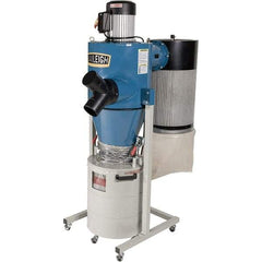 Baileigh - 1µm, 110 Volt Portable Dust Collector - 40" Long x 45" Deep x 48" High, 4" Connection Diam, 600 CFM Air Flow - First Tool & Supply