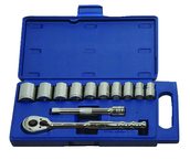 12 Piece - 1/2" Drive - 12 Point - Combination Kit - First Tool & Supply