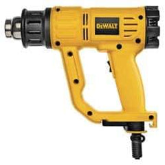 DeWALT - 120 to 1,100°F Heat Setting, 16 CFM Air Flow, Heat Gun - 120 Volts, 13 Amps, 1,550 Watts, 10' Cord Length - First Tool & Supply