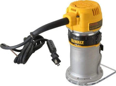 DeWALT - 16,000 to 27,000 RPM, 1.25 HP, 7 Amp, Fixed Base Electric Router - 115 Volts, 1/4 Inch Collet - First Tool & Supply