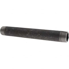 Value Collection - Black Pipe Nipples & Pipe Style: Welded Pipe Size: 1-1/4 (Inch) - First Tool & Supply