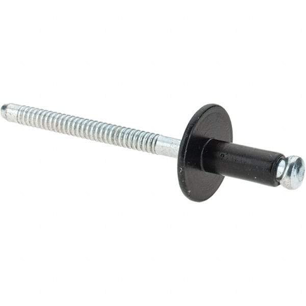 Made in USA - Aluminum Peel Blind Rivet - Aluminum Mandrel, 0.046" to 0.0203" Grip, 3/16" Head Diam, - First Tool & Supply