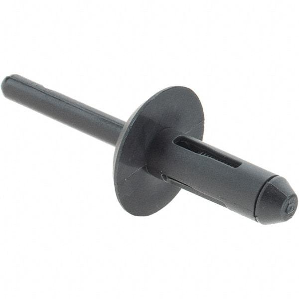 Value Collection - Nylon Multi Grip Blind Rivet - 3/32" to 3/16" Grip, 11/16" Head Diam, 1-7/8" Length Under Head, - First Tool & Supply