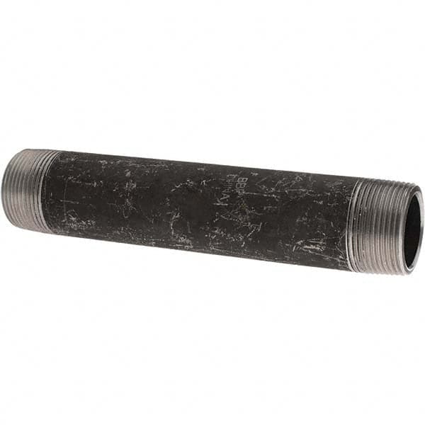 Value Collection - Black Pipe Nipples & Pipe Style: Welded Pipe Size: 1-1/4 (Inch) - First Tool & Supply