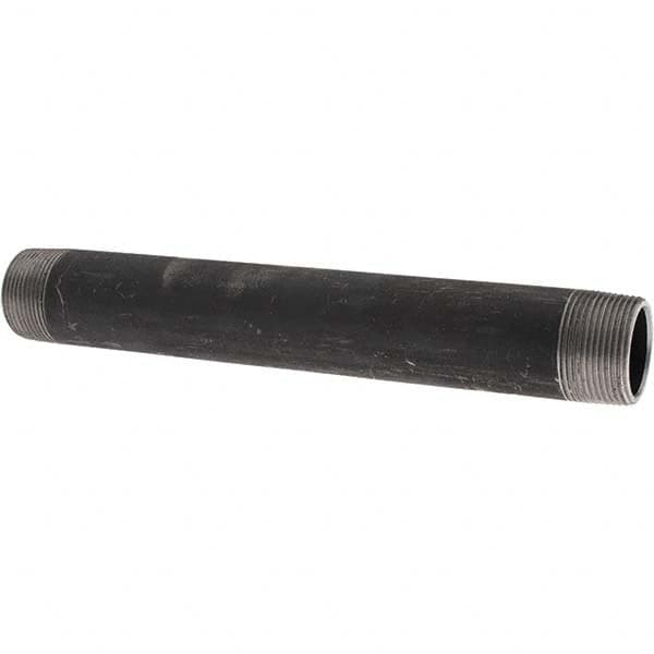 Value Collection - Black Pipe Nipples & Pipe Style: Welded Pipe Size: 1-1/4 (Inch) - First Tool & Supply