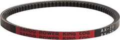 Bando - Section AX, 1/2" Wide, 48" Outside Length, V-Belt - Rubber Compound, Black, Classic Cogged, No. AX46 - First Tool & Supply