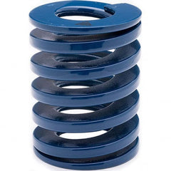 Associated Spring Raymond - 30mm Hole Diam, 15mm Rod Diam, 70mm Free Length, Blue Die Spring - First Tool & Supply